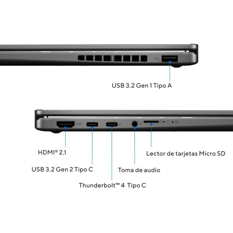 Portatil asus vivobook flip oled tp3407sa - ql064w intel core ultra 7 258v 14 pulgadas tactil 32gb ssd1tb w11