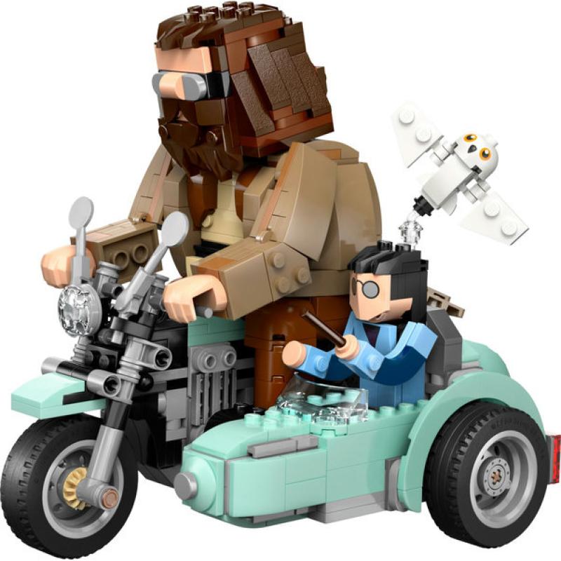 Lego harry potter viaje en moto de hagrid