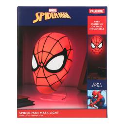 Lámpara paladone spider - man máscara 22 cm