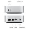 Ordenador apple mac mini silver m4 chip m4 10c 24gb ssd 512gb