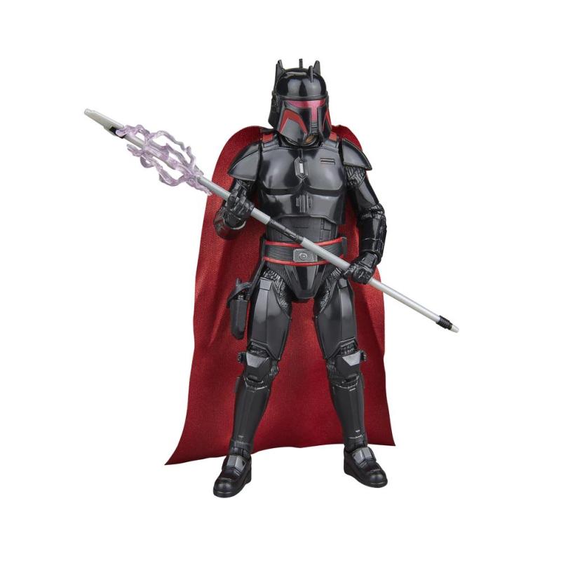 Figura hasbro star wars the mandalorian the black series moft gideon (dark trooper armor)