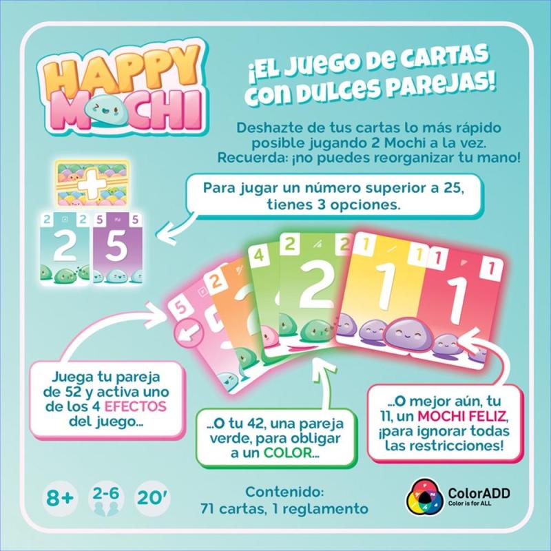 Juego de mesa happy mochi