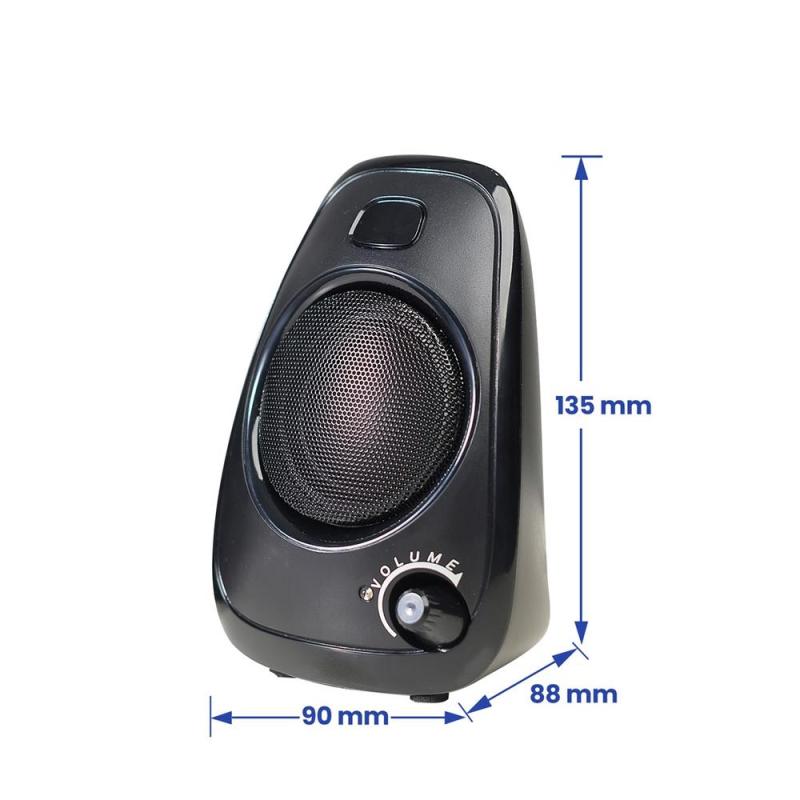 Altavoces ewent 2.0 ew3527 negro