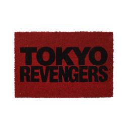 Felpudo 60x40 cm logo sobre rojo tokyo revengers