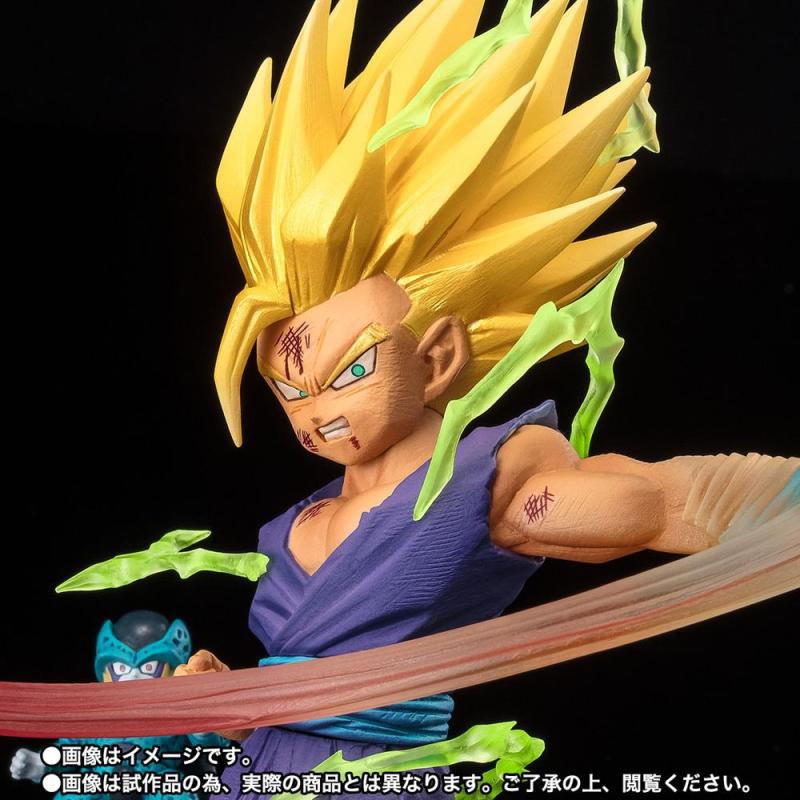 Figura tamashii nations dragon ball z figuarts zero super saiyan 2 son gohan - anger exploding into power - extra battle premium