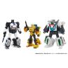 Transformers dramatic capture series cybertron chase origin bumblebee - jazz - and wheeljack