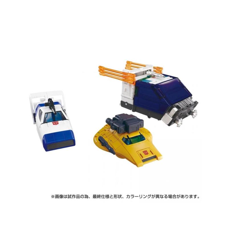 Transformers dramatic capture series cybertron chase origin bumblebee - jazz - and wheeljack