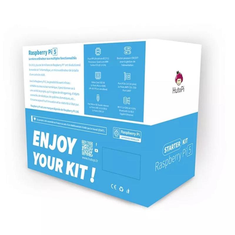 Starter kit raspberry pi 5 version 4 gb