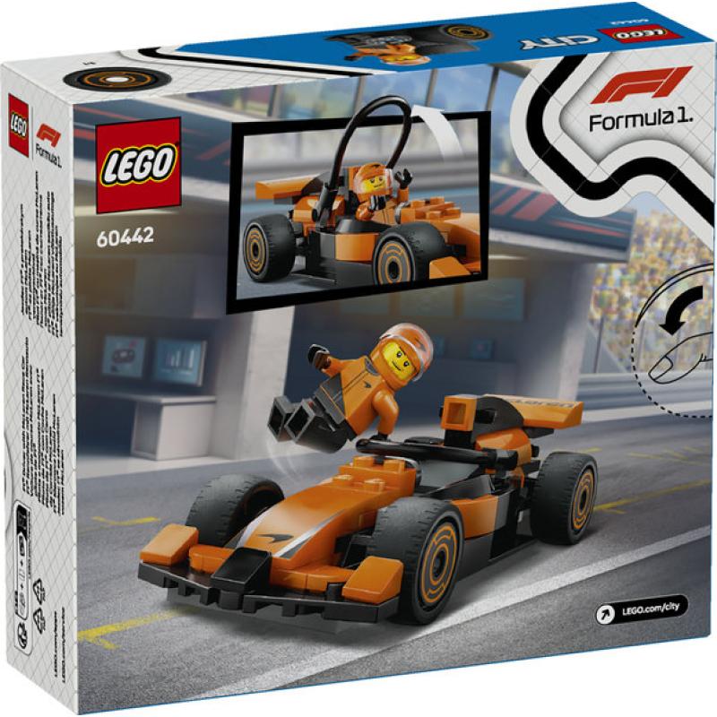 Lego city piloto de formula 1 con coche mclaren