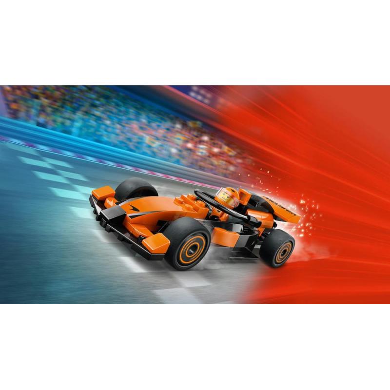 Lego city piloto de formula 1 con coche mclaren