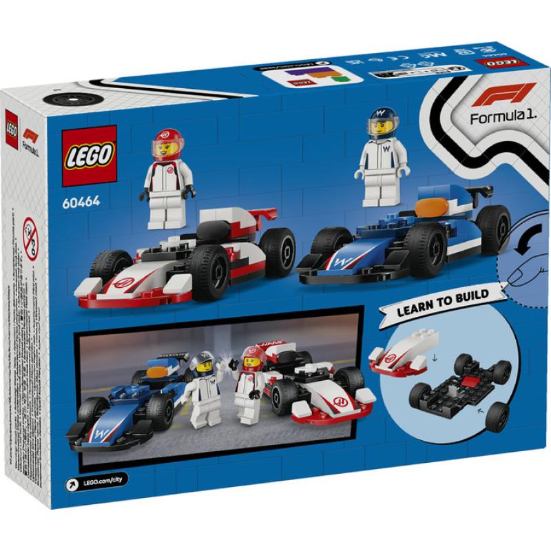 Lego city formula 1 coches william racing y haas f1