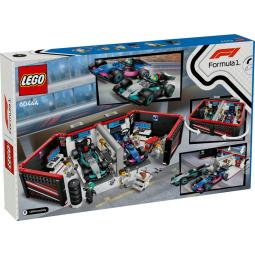 Lego city formula 1 garaje con coche mercedes - amg y alpine