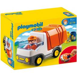 Playmobil 1.2.3 camion de basura - Imagen 1