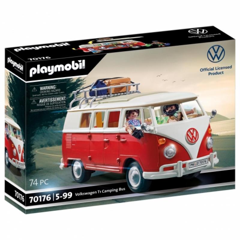 Playmobil campo volkswagen t1 camping bus - Imagen 1
