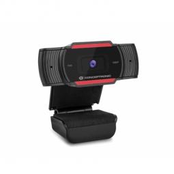 Webcam fhd conceptronic amdis04r - 1080p -  usb - 30 fps - angulo vision 65º - foco fijo - microfono integrado - Imagen 1