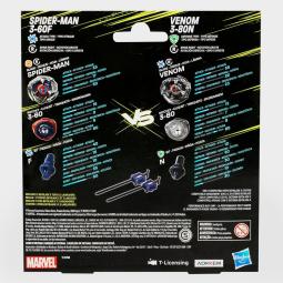 Juego beyblade x spider - man 3 - 60f vs. venom 3 - 80n