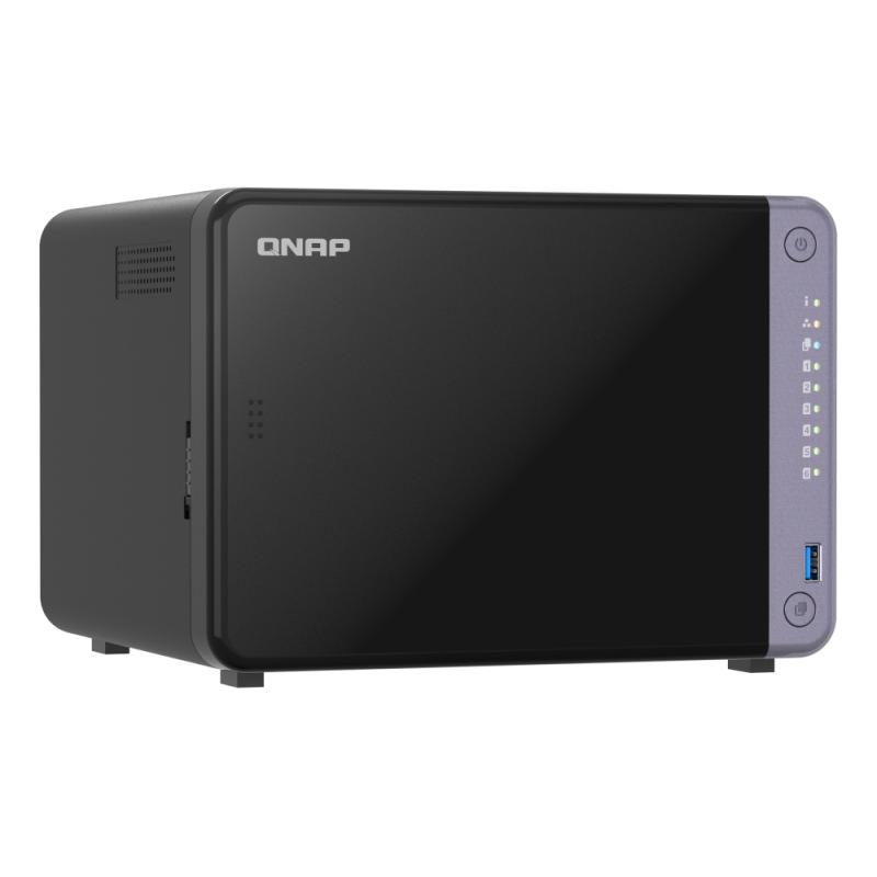 Servidor nas qnap ts - 632x - 4g 6 bahias 3.5 pulgadas 4 - core 2.0 ghz 4 gb sodimm ddr4