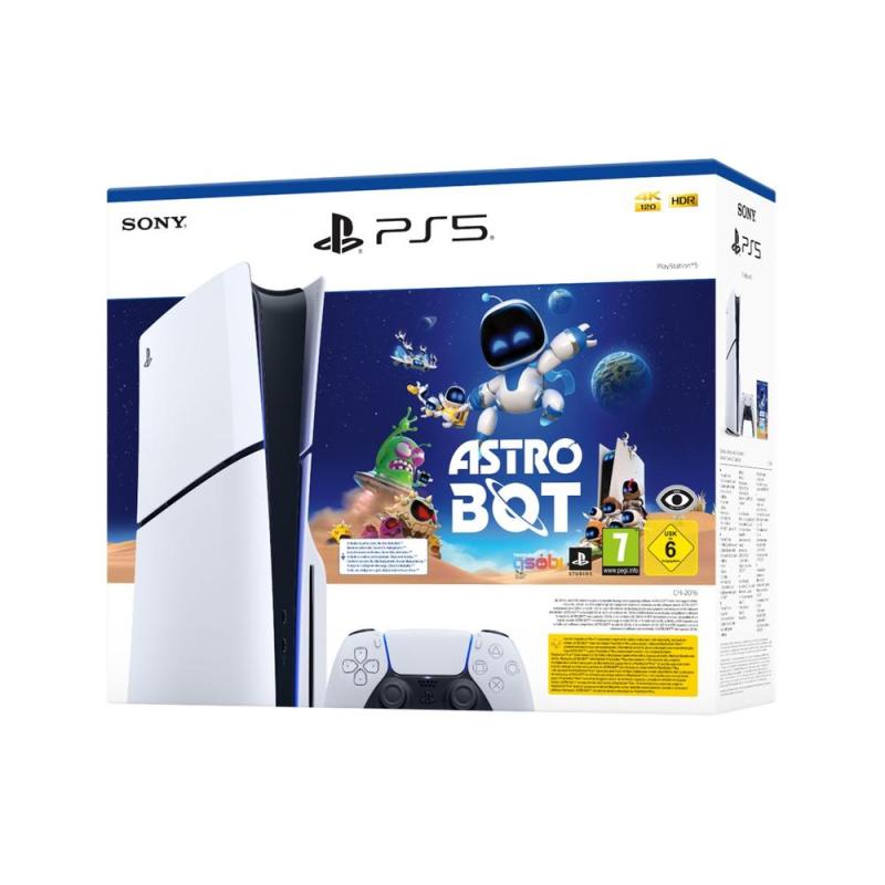 Consola ps5 sony playstation 5 standard slim 1tb + astro bot