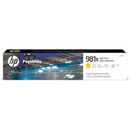 Cartucho tinta hp pagewide enterprise 981x amarillo