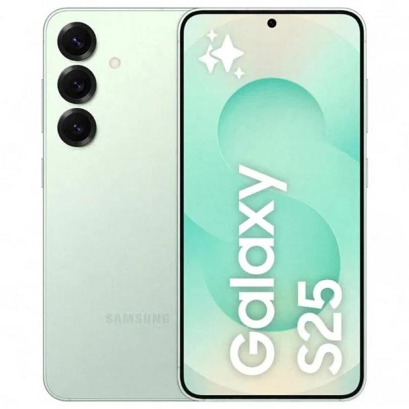 Telefono movil smartphone samsung galaxy s25 12gb - 256gb - 6.2 pulgadas - menta