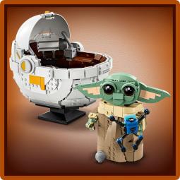 Lego star wars grogu con aerocuna