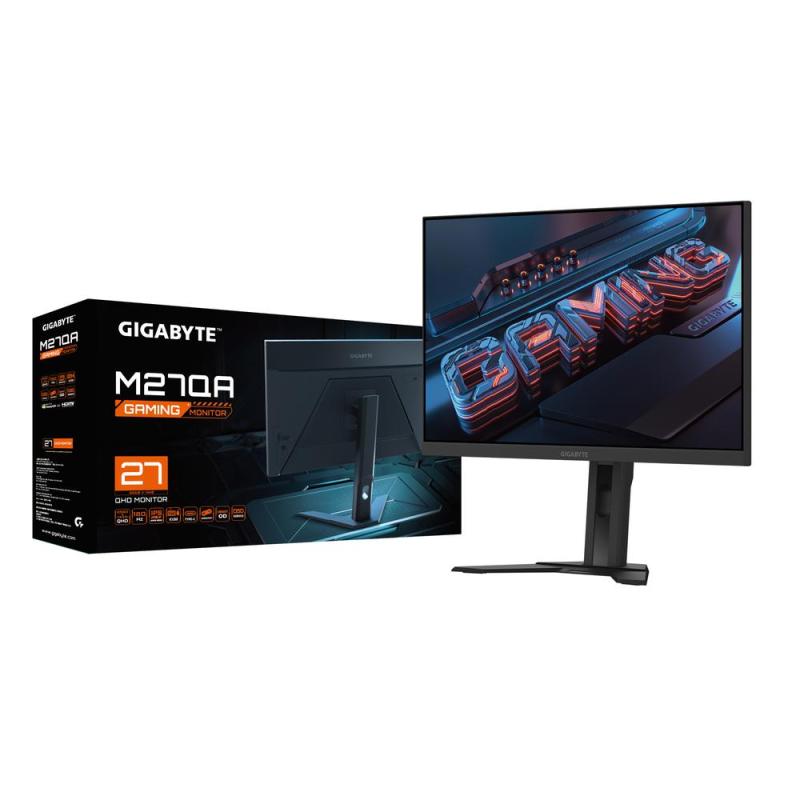 Monitor gaming gigabyte m27qa 27 pulgadas qhd dp hdmi 180hz