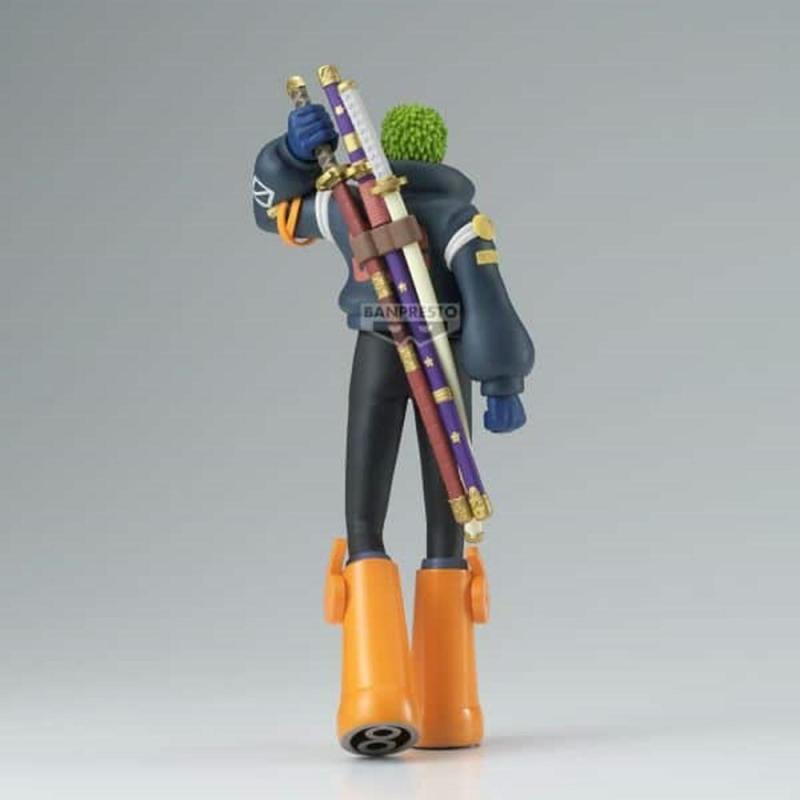 Figura banpresto one piece the shukko zoro ver.egghead 17cm