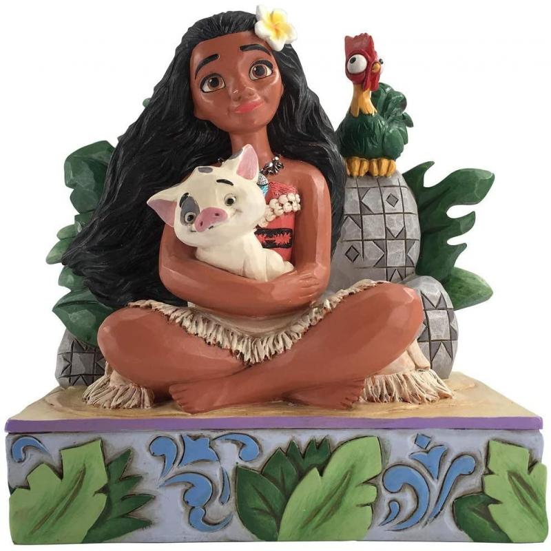 Figura enesco disney vaiana moana con pua y hei hei - Imagen 1