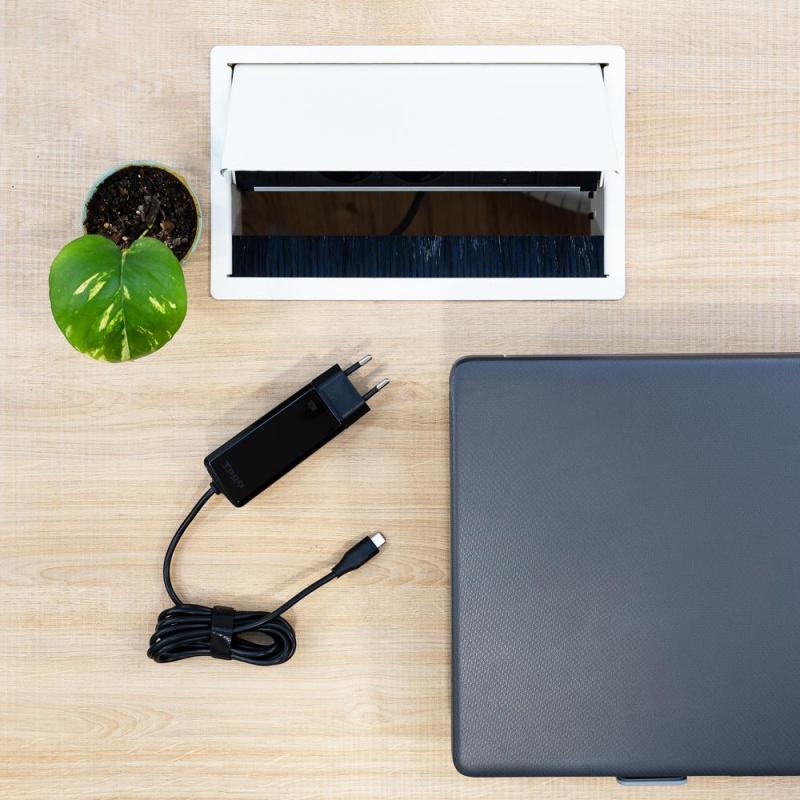 Cargador de pared tooq tqlc - usbcgan90pd - c 90w usb tipo c negro