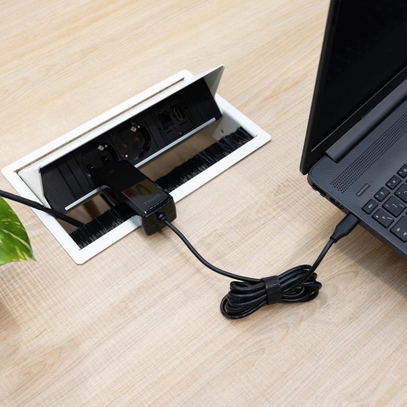 Cargador de pared tooq tqlc - usbcgan90pd - c 90w usb tipo c negro