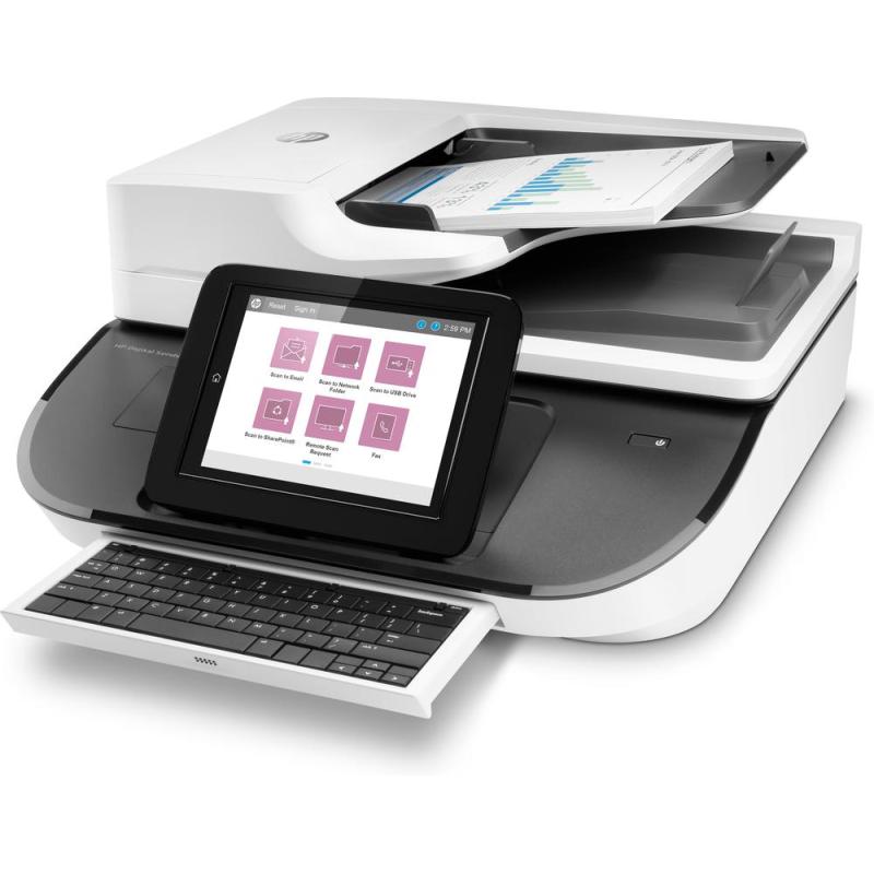 Escaner hp documental digital sender flow 8500fn2 adf - duplex