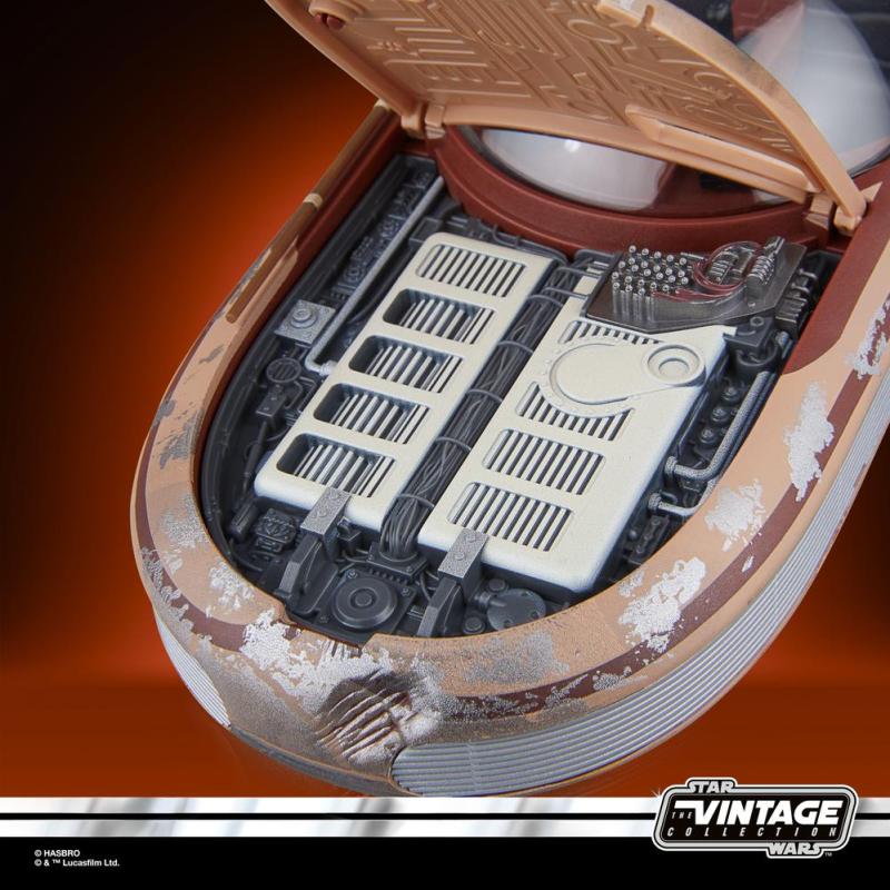 Figura hasbro star wars landspeeder & luke skywalker (tatooine)