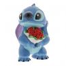 Figura enesco disney lilo & stitch stitch con ramo de rosas - Imagen 1