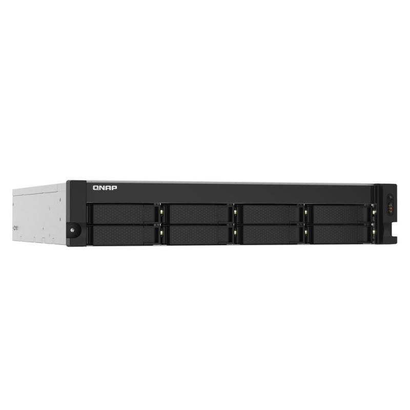 Servidor nas qnap ts - 832pxu - 4g 8 bahias 2u rack 4gb gigabit ethernet