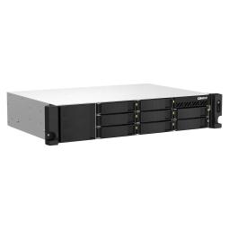 Servidor nas qnap ts - 873aeu - rp - 4g 8 bahias 2u rack 4gb gigabit ethernet