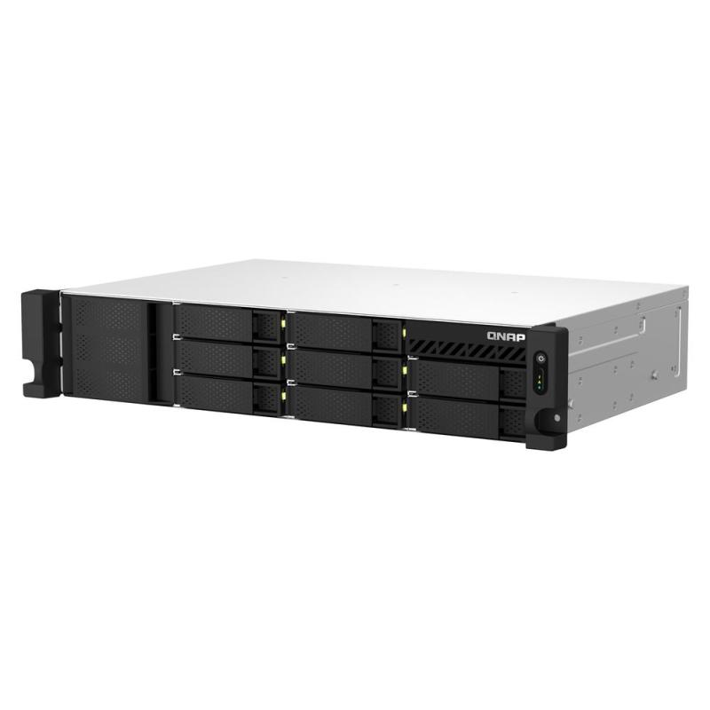 Servidor nas qnap ts - 873aeu - 4g 8 bahias 2u rack 4gb gigabit ethernet