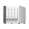 Servidor nas qnap k - ts - 433 - 4g+4xmn10ada600s 4 bahias 4gb gigabit ethernet
