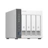Servidor nas qnap k - ts - 433 - 4g+4xmn10ada600s 4 bahias 4gb gigabit ethernet