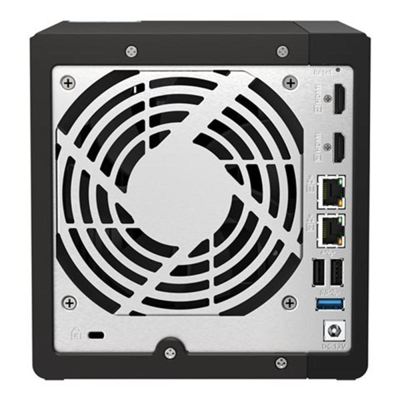 Servidor nas qnap k - ts - 453e - 8g+4xmn10ada600s 4 bahias 8gb gigabit ethernet
