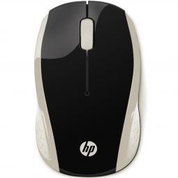 Mouse raton hp wireless inalambrico 200 negro - oro - Imagen 1