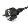 Cable alimentacion c5 a cee7 - 4 equip trebol 1.8m