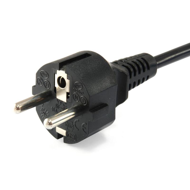 Cable alimentacion c5 a cee7 - 4 equip trebol 1.8m