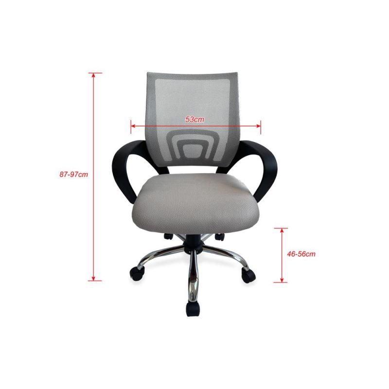Silla de oficina equip 651015 gris ergonomica