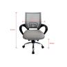 Silla de oficina equip 651015 gris ergonomica