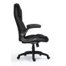 Silla de oficina equip 651006 negra respaldo acolchado ergonomica
