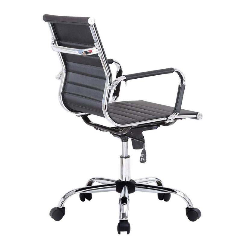 Silla de oficina equip 651002 negra ergonomica respaldo medio