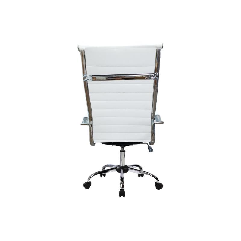 Silla de oficina equip 651017 blanca ergonomica respaldo alto