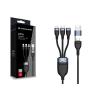 Cable usb 3in1 conceptronic 1.5m pd 3.0 100w 20v 5a 480mbps e - mark