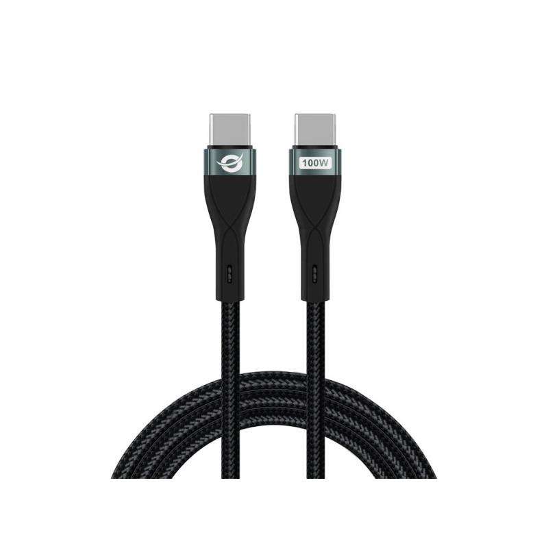 Cable usb tipo c conceptronic 1.2m - macho - macho - pd 3.0 - 100w