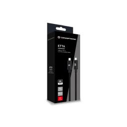 Cable usb - c conceptronic macho - macho 2m usb 4.0 gen 3 240w 48v 5a 40gbps e - mark